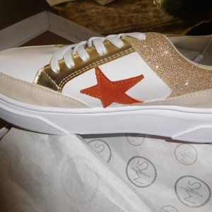 Glitter Sneakers with Star